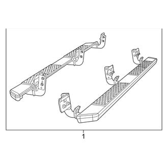 Ram OE - Cab - Side Step (1500 Regular Cab / Quad Cab / Crew Cab)