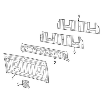 Ram OE - Cab - Back Panel (1500 Regular Cab / Quad Cab / Crew Cab)