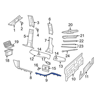 Ram OE - Right Door Sill Plate