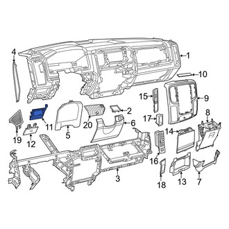 Ram OE - Instrument Panel Bezel