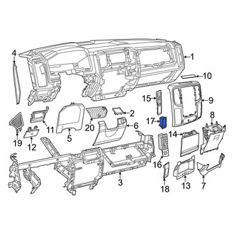 Ram OE - Instrument Panel Trim Panel