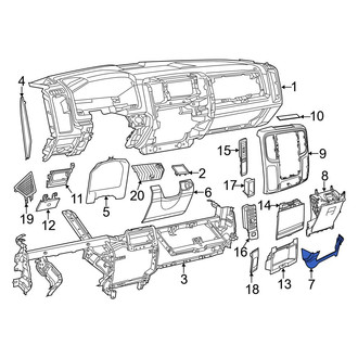 Ram OE - Instrument Panel Trim Panel