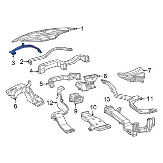 Ram OE - Left Instrument Panel Air Duct