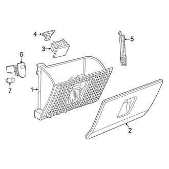 Ram OE - Instrument Panel - Glove Box (1500)