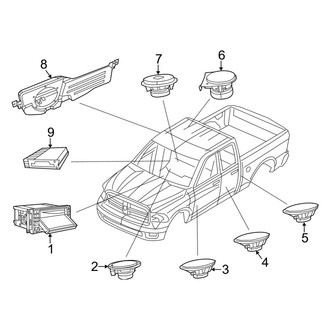 Ram OE - Instrument Panel - Sound System (1500)