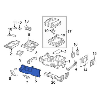Ram OE - Center Left Console Panel