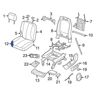 Ram OE - Front Left Seat Cushion Foam