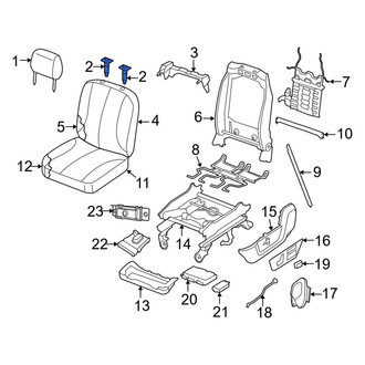 Ram OE - Front Headrest Guide