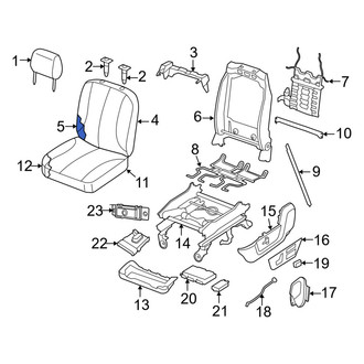 Ram OE - Front Right Seat Back Cushion