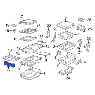Ram OE - Front Console Mat