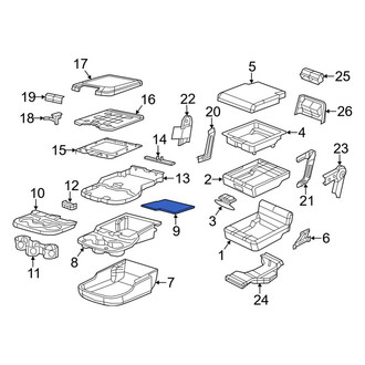 Ram OE - Center Console Mat