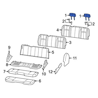 Ram OE - Rear Outer Headrest