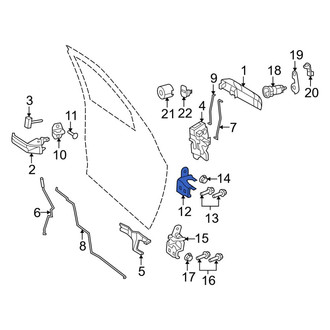 Ram OE - Front Right Upper Door Hinge