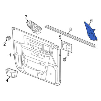 Ram OE - Front Left Door Mirror Trim Ring