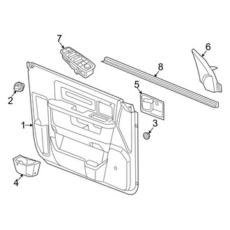 Ram OE - Front Door - Interior Trim (1500)