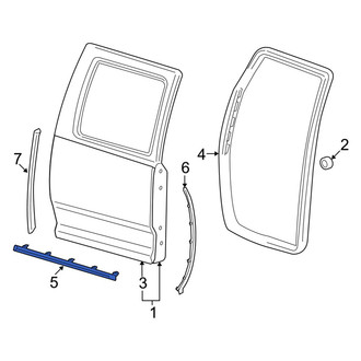 Ram OE - Rear Lower Door Seal