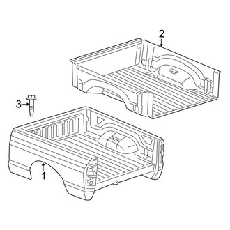 Ram OE - Pick Up Box - Box Assembly (8' Bed), (1500)