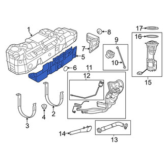 Ram OE - Fuel Tank Shield