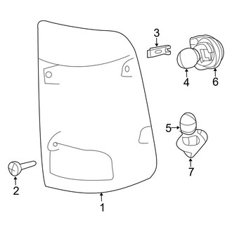 Ram OE - Rear Lamps - Tail Lamps (1500)