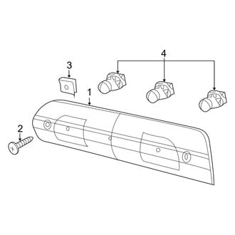 Ram OE - Rear Lamps - High Mount Lamps (1500)
