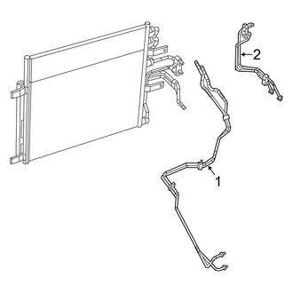 Ram OE - Cooling - Trans Oil Cooler Lines (3.0L)