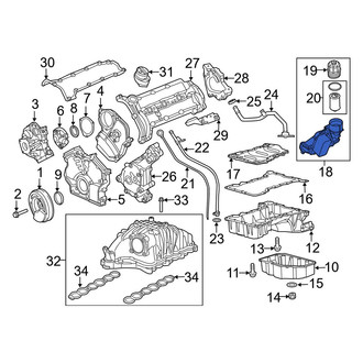Ram OE - Engine Oil Filter Housing