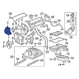 Ram OE - Right Upper Engine Timing Cover