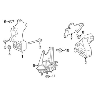Ram OE - Engine & Transmission Mounting (RWD 3.0L)