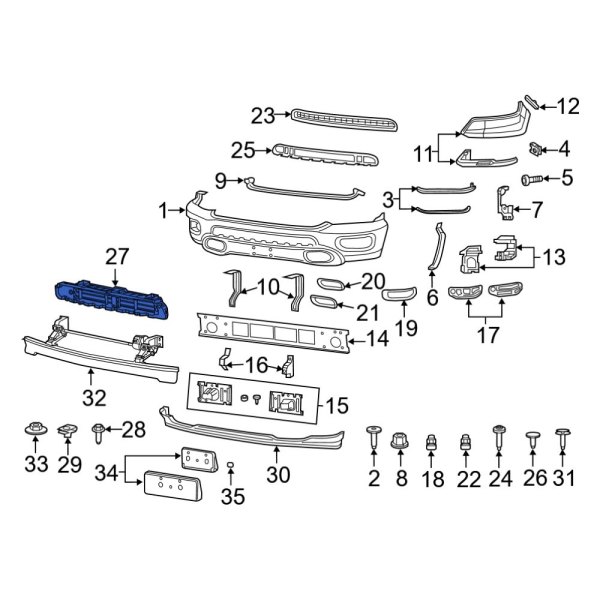 Radiator Shutter Assembly