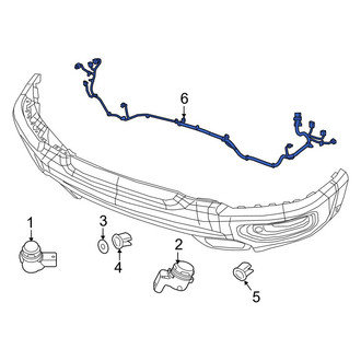 Ram OE - Rear Parking Aid System Wiring Harness