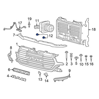 Ram OE - Park Assist Camera Nut