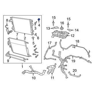 Ram OE - Upper Radiator Insulator