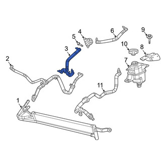 Ram OE - Lower Radiator Coolant Hose