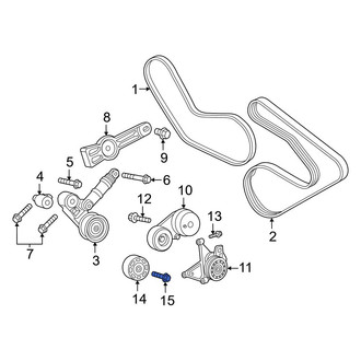 Ram OE - Accessory Drive Belt Idler Pulley Bolt