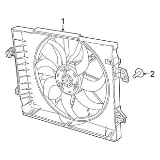 Ram OE - Cooling Fan (Big Horn / Laramie / Laramie Longhorn / Limited / Lone Star / Rebel / Special Service / Tradesman 5.7L)