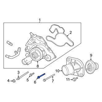 Ram OE - Engine Water Pump Bolt