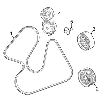 Ram OE - Cooling - Water Pump (Big Horn / Laramie / Laramie Longhorn / Limited / Lone Star / Rebel / Tradesman 3.0L)
