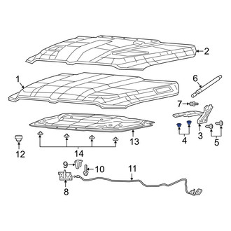 Ram OE - Hood Hinge Nut