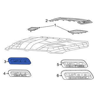 Ram OE - Front Hood Emblem