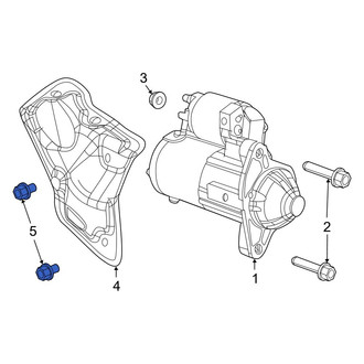 Ram OE - Starter Heat Shield Bolt