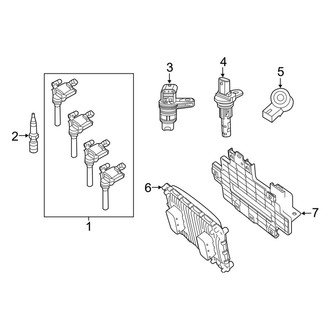 Ram OE - Electrical - Ignition System (Big Horn / Laramie / Laramie Longhorn / Limited / Lone Star / Rebel / Special Service / Tradesman 5.7L)