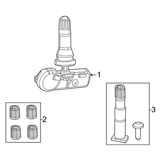 Ram OE - Electrical - Tire Pressure Monitor Components (Big Horn / HFE / Laramie / Laramie Longhorn / Limited / Lone Star / Rebel / Special Service / Tradesman)