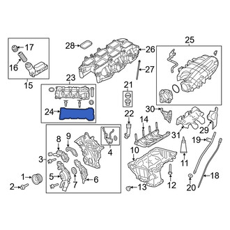 Ram OE - Left Engine Valve Cover Gasket