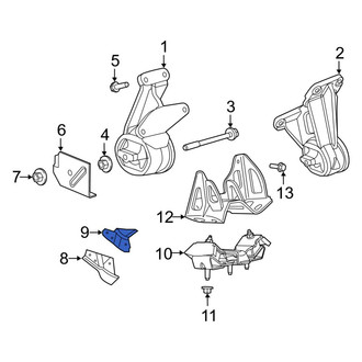 Ram OE - Rear Right Engine Mount Bracket
