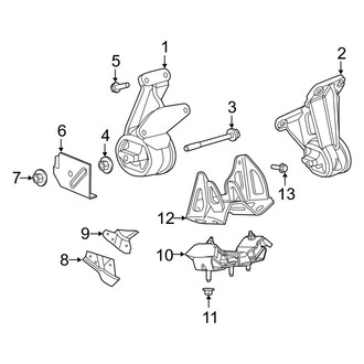 Ram OE - Engine & Transmission Mounting (RWD 3.6L)