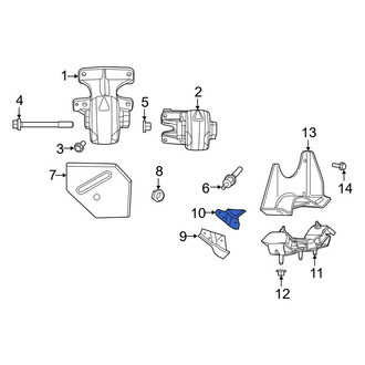Ram OE - Rear Right Engine Mount Bracket