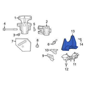 Ram OE - Automatic Transmission Mount Bracket