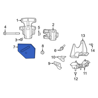 Ram OE - Right Engine Mount Heat Shield