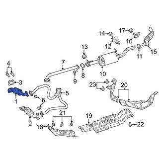 Ram OE - Right Catalytic Converter