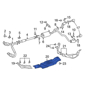 Ram OE - Center Floor Pan Heat Shield